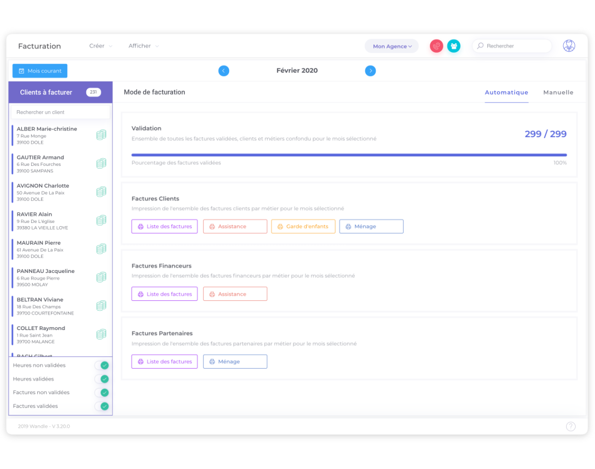 Facturation - Facturation automatique en un clic, création d'avoirs, gestion des règlements clients .. Facturation - Facturation automatique en un clic, création d'avoirs, gestion des règlements clients ..