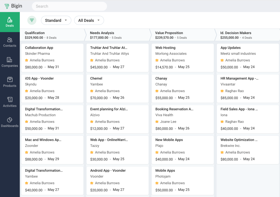 Bigin by Zoho CRM - Screenshot 4