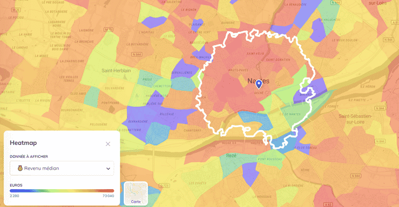 Smappen - Visualisation des densités de données avec la heatmap