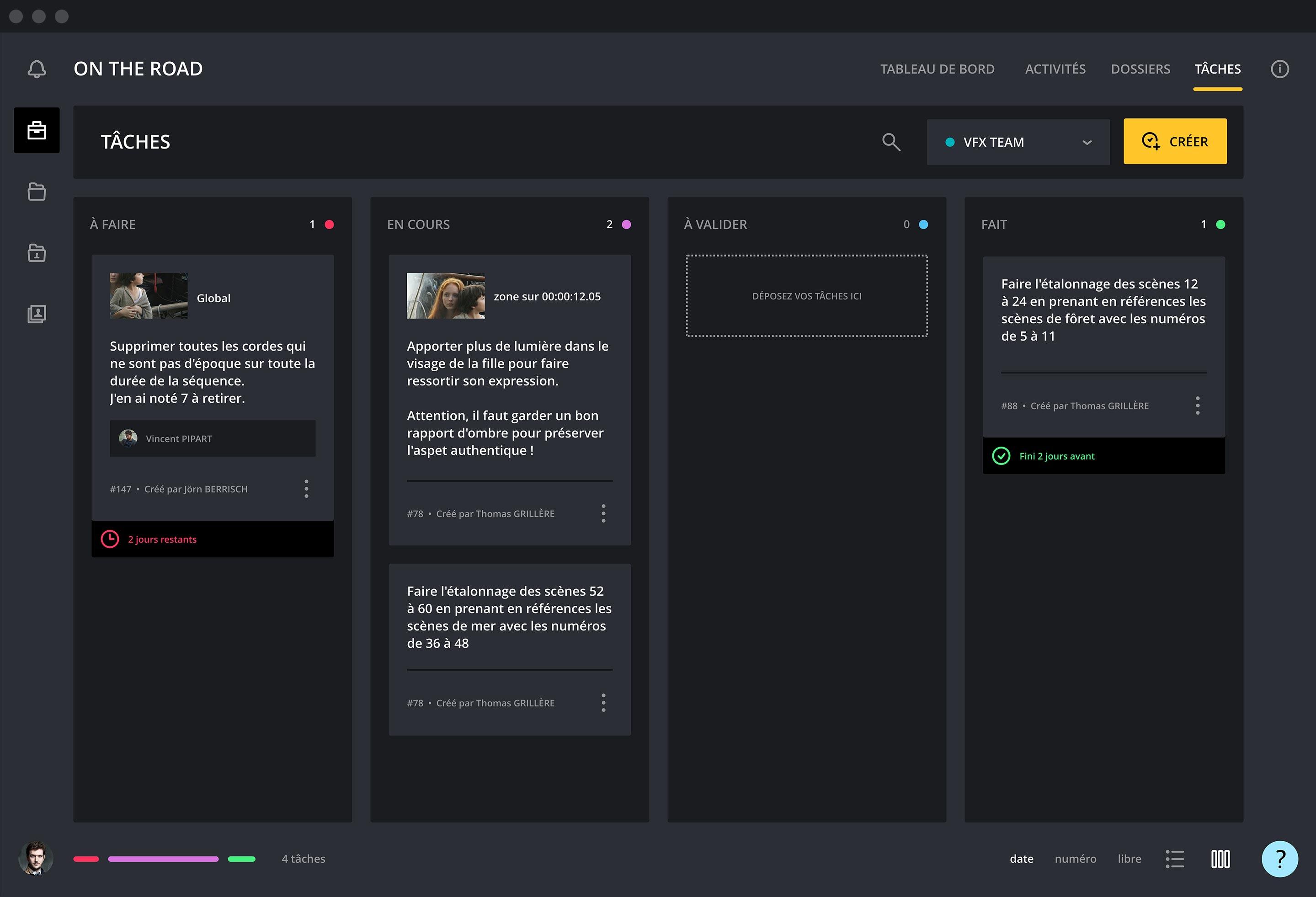 Rationalisez la gestion de vos tâches. Découvrez la façon la plus intuitive de suivre l’avancée de vos projets. Toutes vos tâches sont organisées par statut et ordonnées par ordre de priorité. Rationalisez la gestion de vos tâches. Découvrez la façon la plus intuitive de suivre l’avancée de vos projets. Toutes vos tâches sont organisées par statut et ordonnées par ordre de priorité.