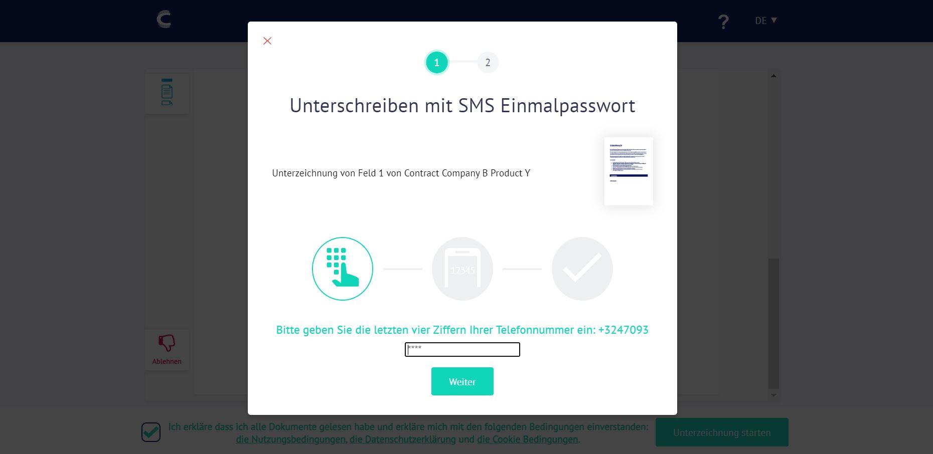 Nitro Sign - SMS