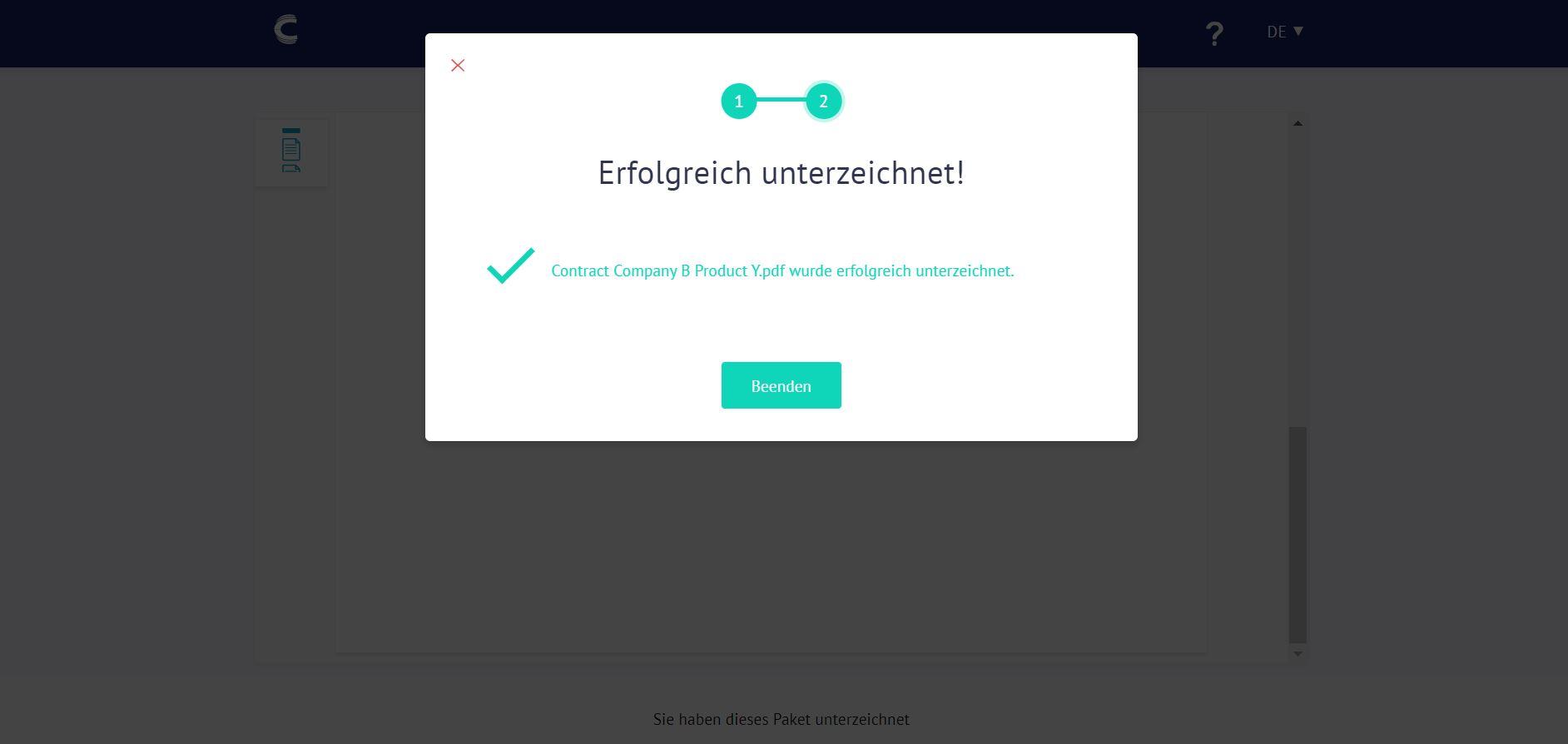 Nitro Sign - Unterzeichnet