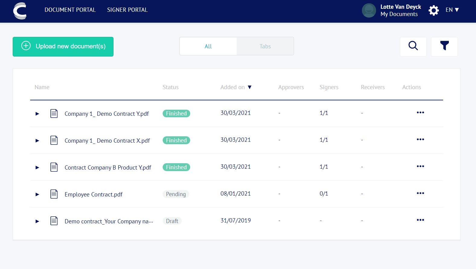 Nitro Sign - Document Portal
