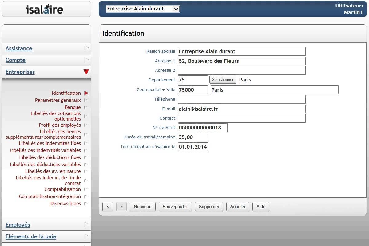 isalaire: Support (téléphone, email, ticket), Gestion des déclarations sociales, Génération des écritures comptables