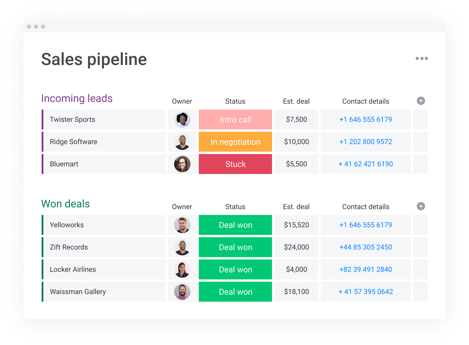 monday sales CRM - monday.com CRM-Simple board_CRM_Sales pipeline_2 (1)