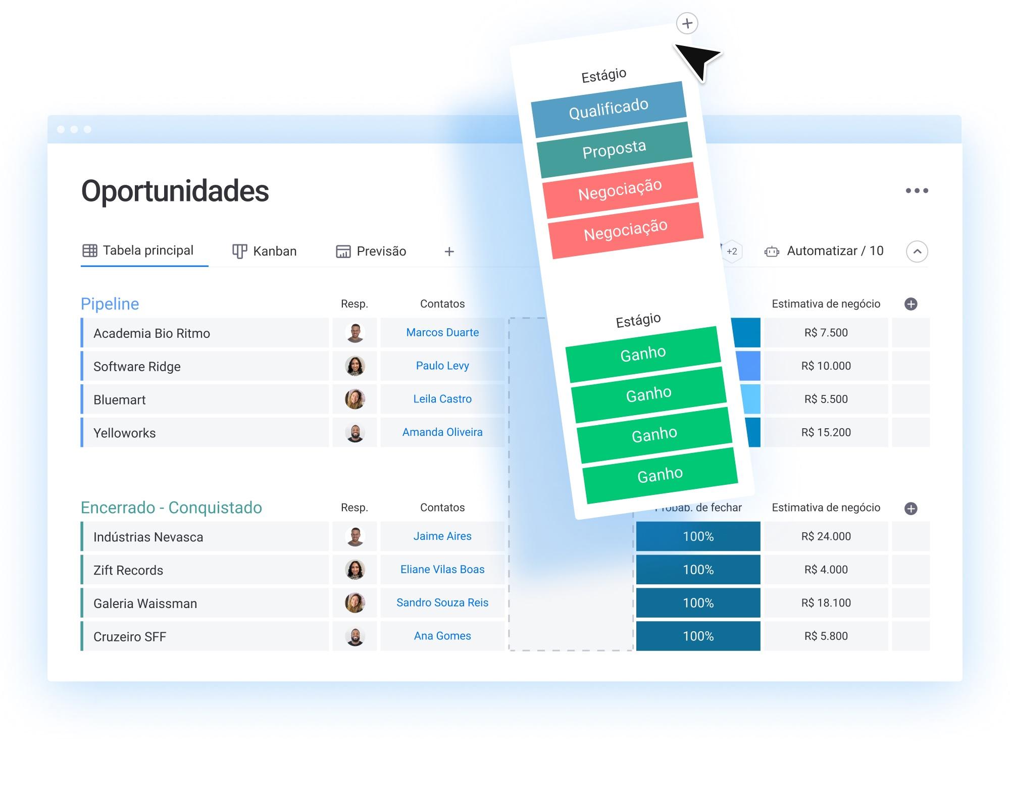 monday sales CRM - Captura de tela 3