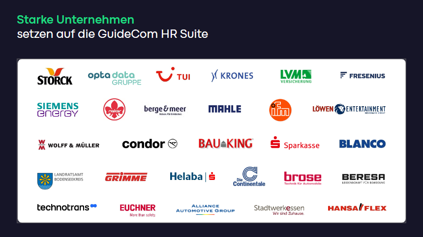 GuideCom HR Suite - Bildschirmfoto 2