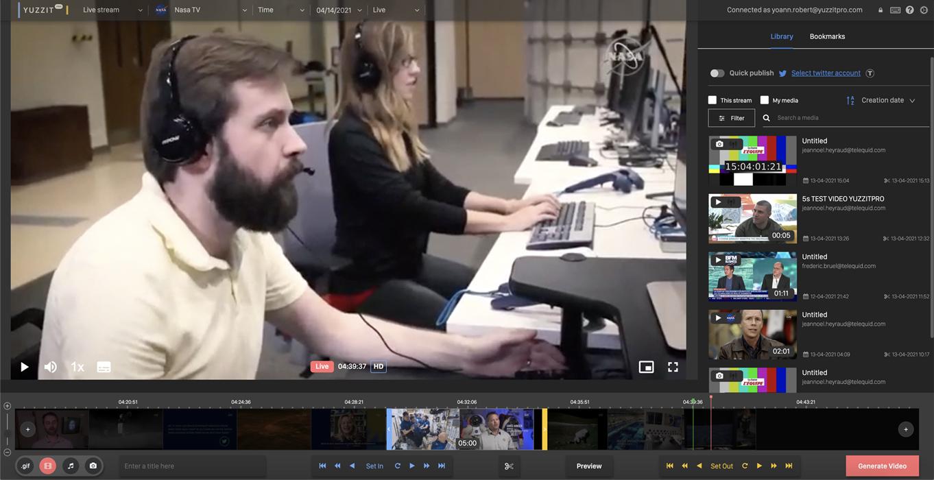 Interface liveclipping de vos flux rtmp Interface liveclipping de vos flux rtmp