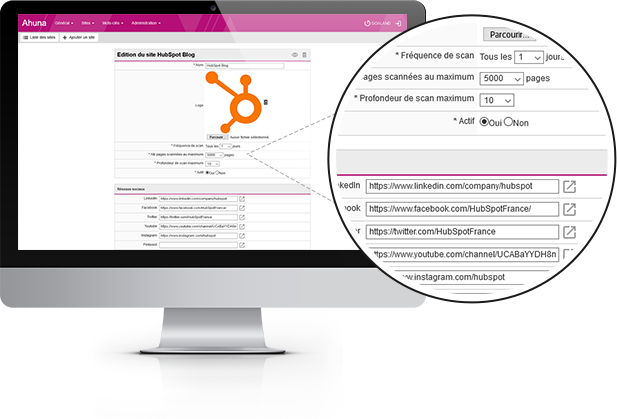 Gestion des scans