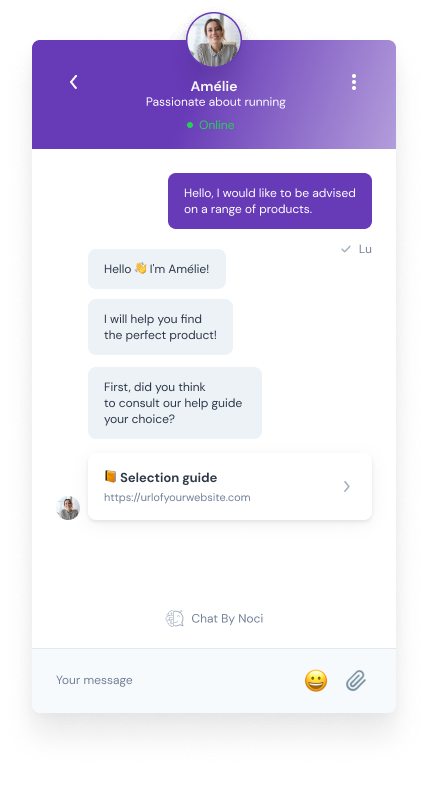 Discutez en direct avec vos clients grâce à votre live-chat avec agents illimités ! Discutez en direct avec vos clients grâce à votre live-chat avec agents illimités !