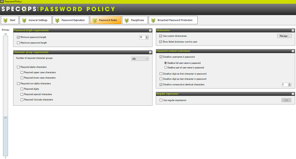 Specops Password Policy - Définition des stratégies de mot de passe facilitée avec Specops Password Policy