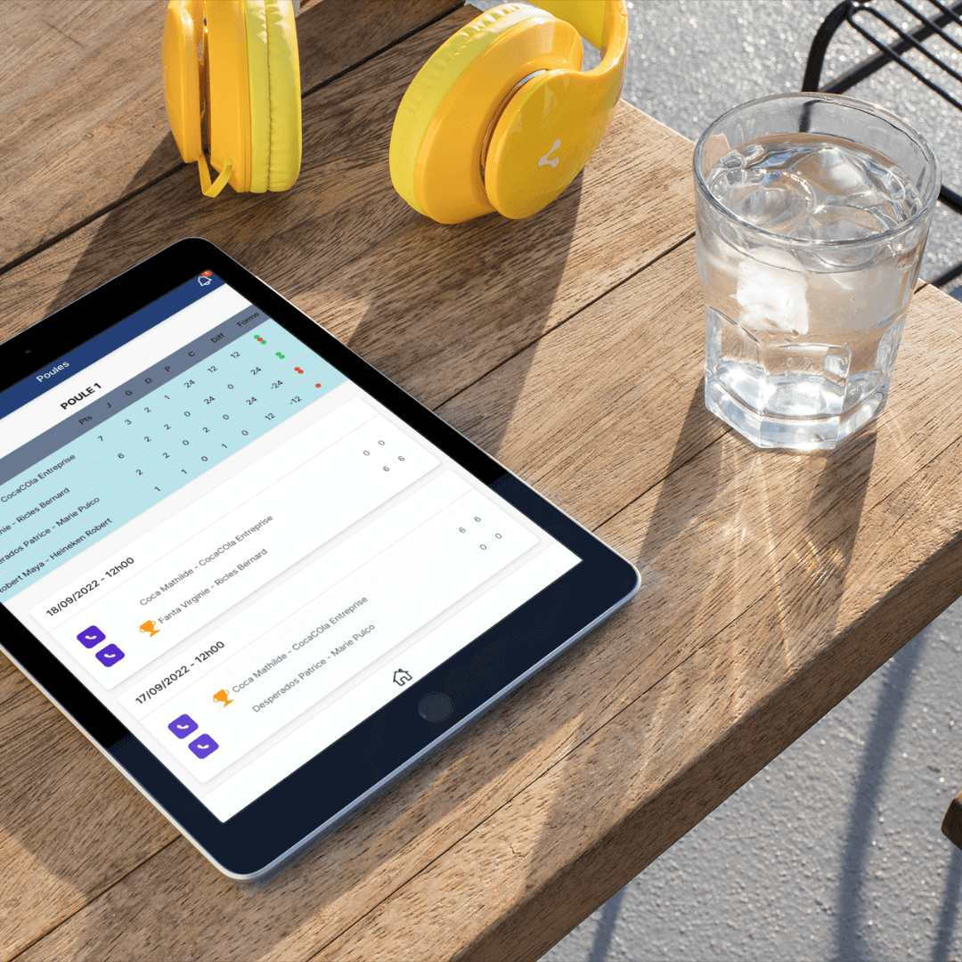 Gestion Sports - Organisez des tournois, des compétitions, concevez vos tableaux et mettez tout en ligne sur l'application de votre club.
