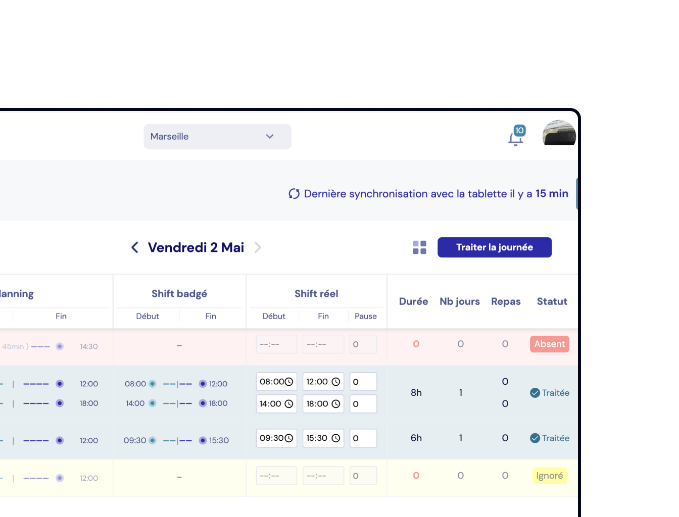 Esperoo - Visualisez, ajustez et validez les heures travaillées pour une gestion fiable et conforme.