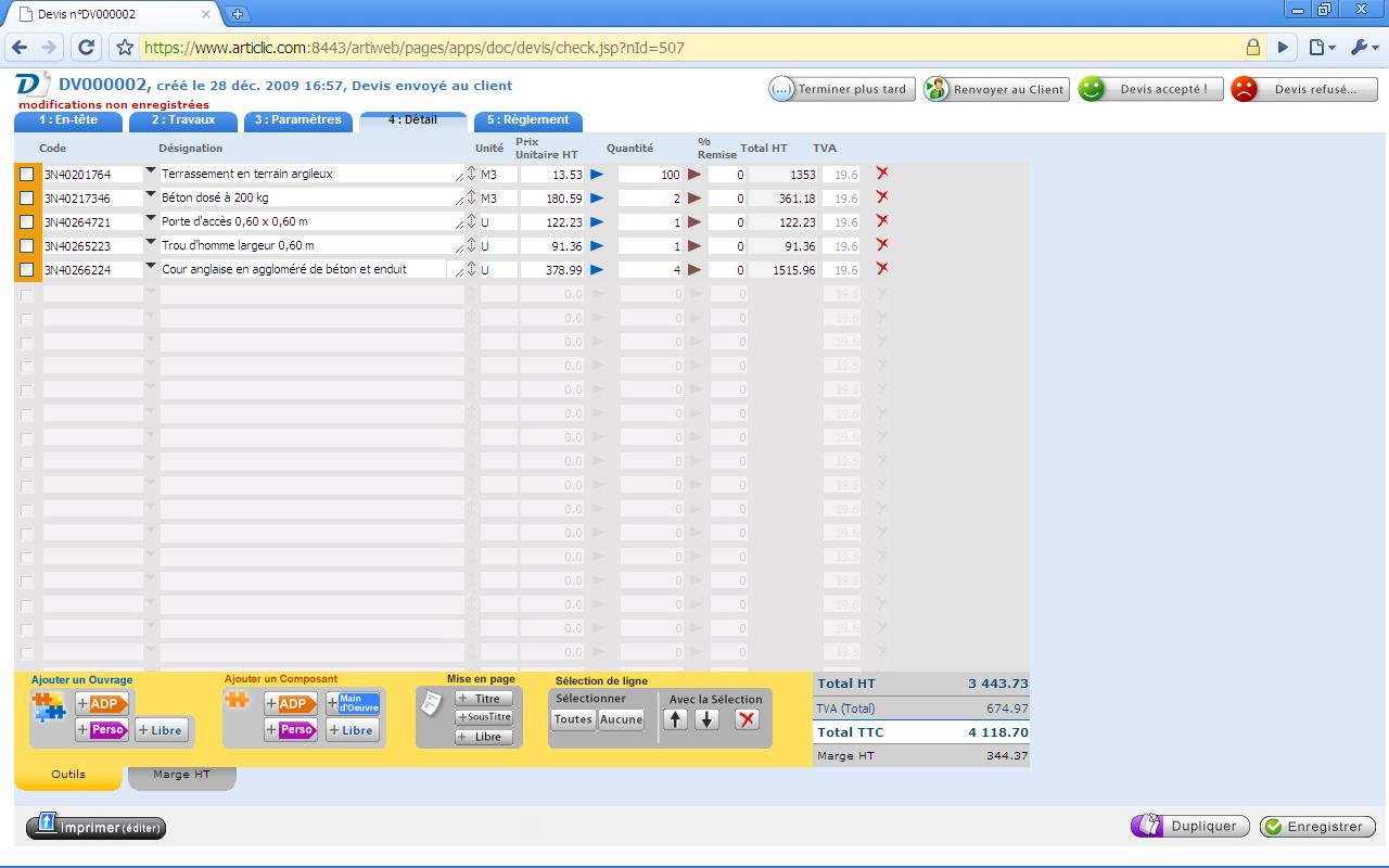 Articlic: Export comptable, Conversion de devis en facture, Interface web adaptive Articlic: Export comptable, Conversion de devis en facture, Interface web adaptive
