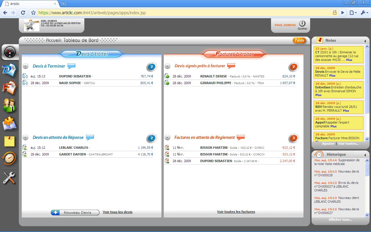 Articlic: Export comptable, Gestion automatique de la TVA, Redondance géographique des données Articlic: Export comptable, Gestion automatique de la TVA, Redondance géographique des données