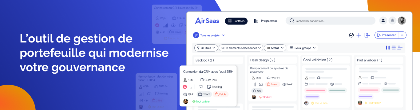 Avis AirSaas : L'outil de gouvernance projet pour embarquer votre codir - Appvizer
