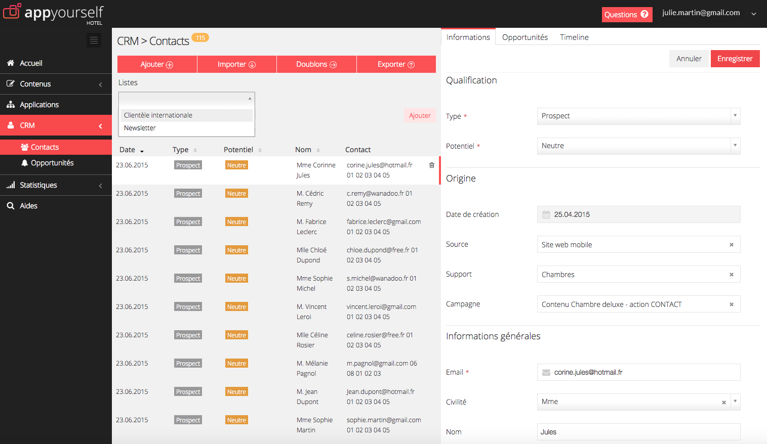 appyourself: Gestion de contacts, Assistance 24/7, Support (téléphone, email, ticket) appyourself: Gestion de contacts, Assistance 24/7, Support (téléphone, email, ticket)