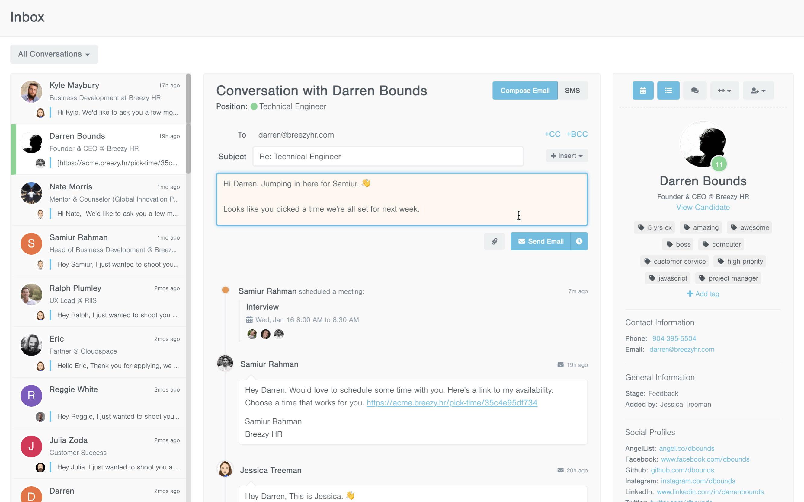 BreezyHR : A Recruitment platform