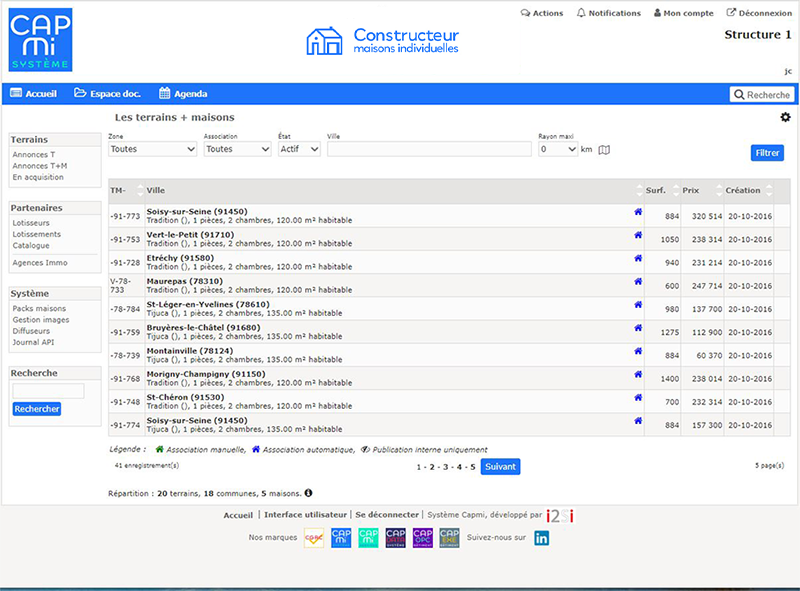 Plateformes d'annonces terrains ou terrains + maisons