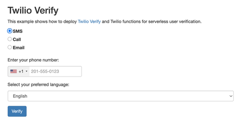 Twilio Verify - Capture d'écran 2