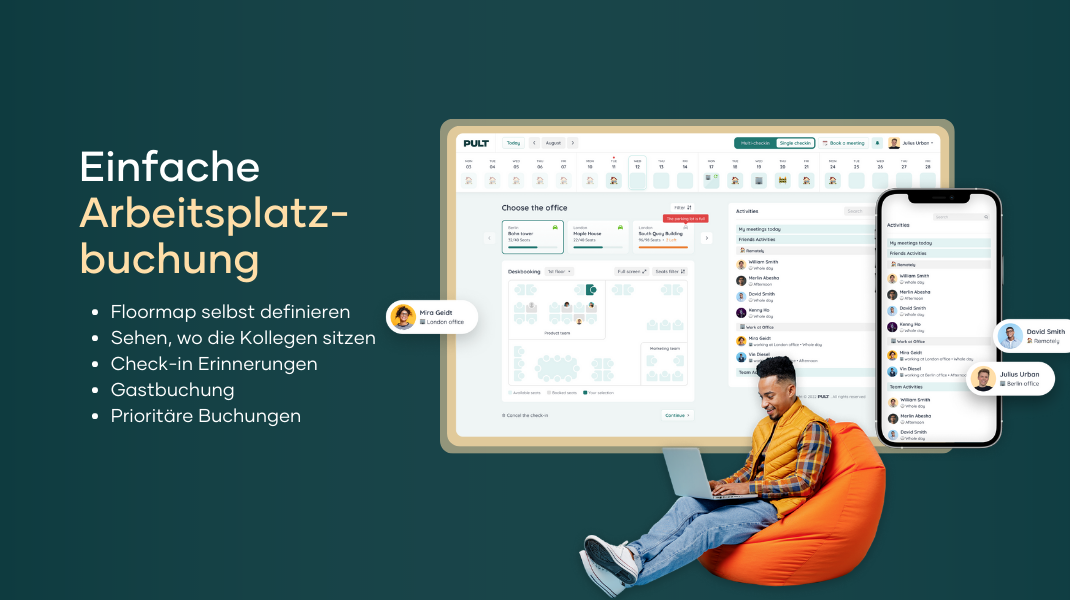 PULT - Easy desk booking