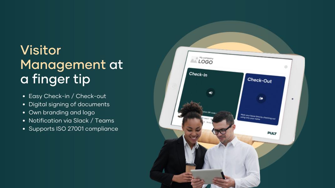 PULT - Visitor management to impress your guests and enable better compliance with security regulations