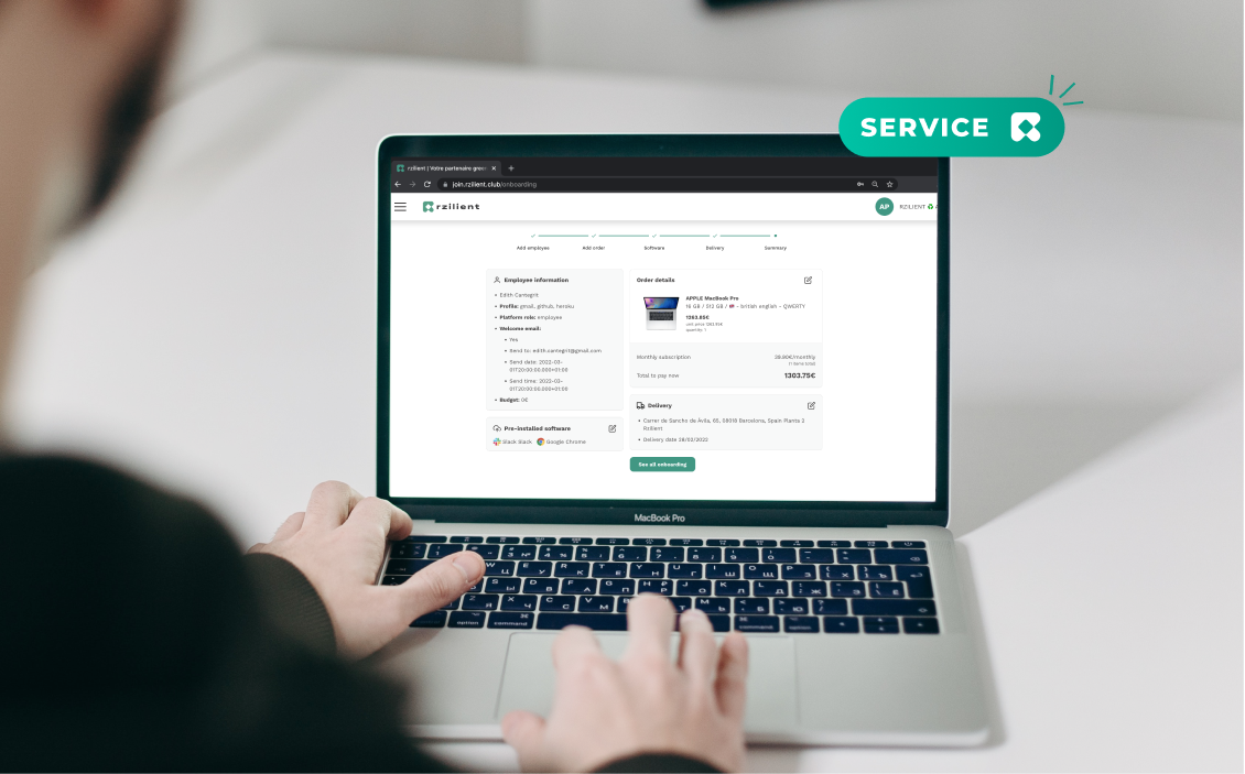 Avis Rzilient : Plateforme Saas de gestion de parc informatique - Appvizer