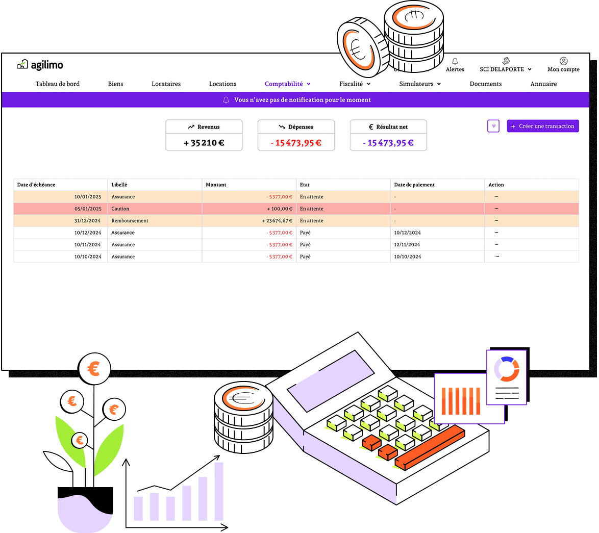 Agilimo - Gérez votre trésorerie et gérez vos relances d'impayés