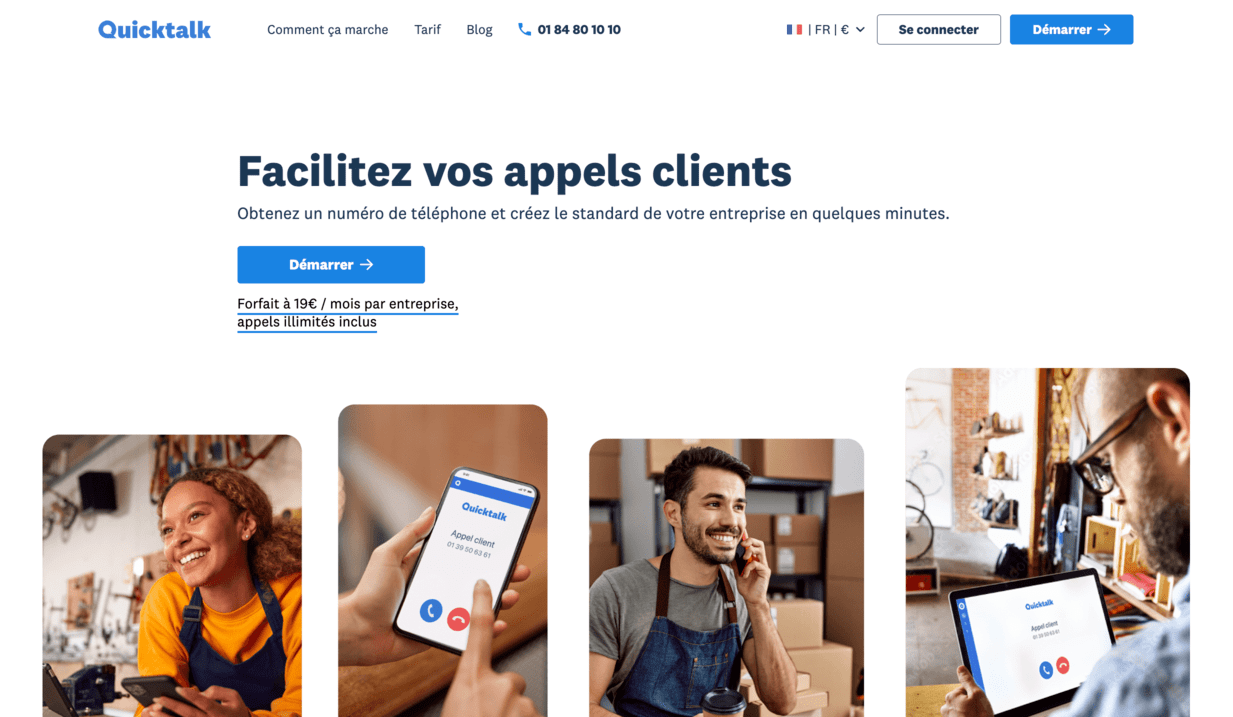 Quicktalk - Page d'accueil Quicktalk.com Quicktalk - Page d'accueil Quicktalk.com