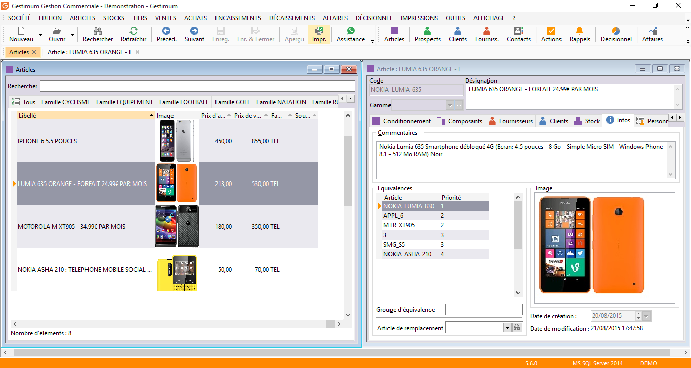 Gestimum Gestion Commerciale - Capture d'écran 3