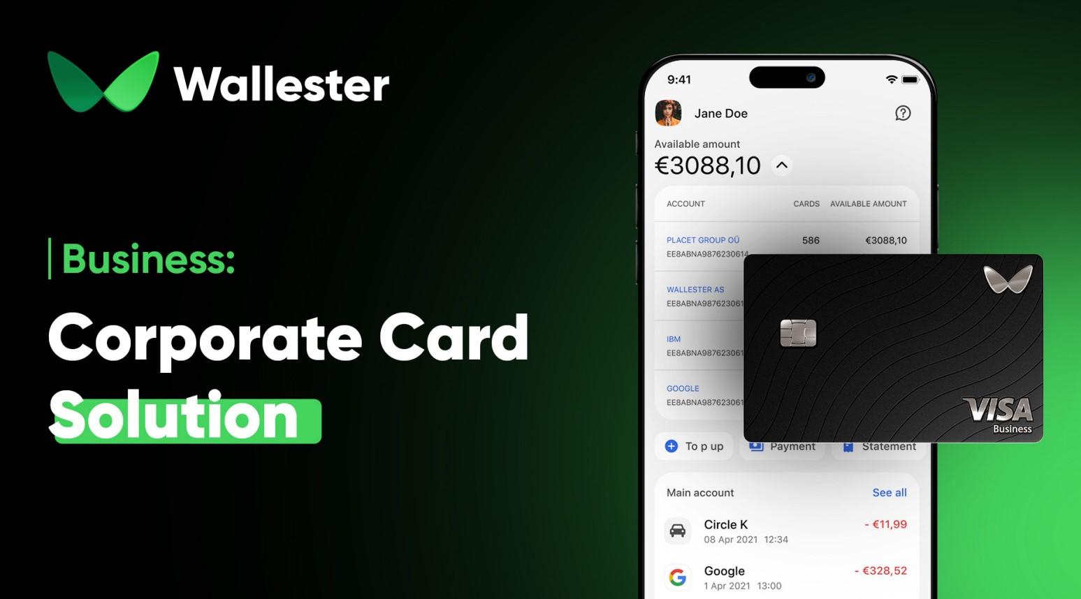 Wallester - Screenshot 2