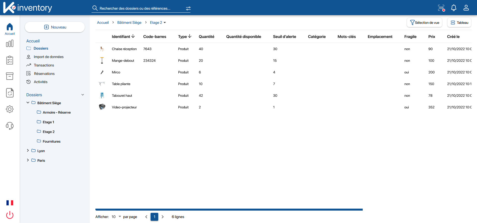 K inventory - Screenshot 2