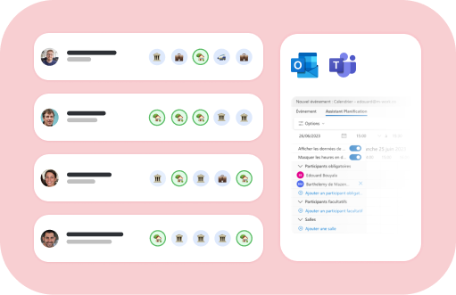 m-work - Visualisation intégrée à Microsoft Teams