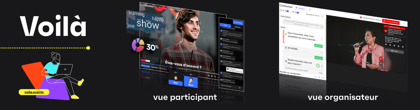 Avis Voilà : La plateforme live pour vos événements hybrides et digitaux. - Appvizer