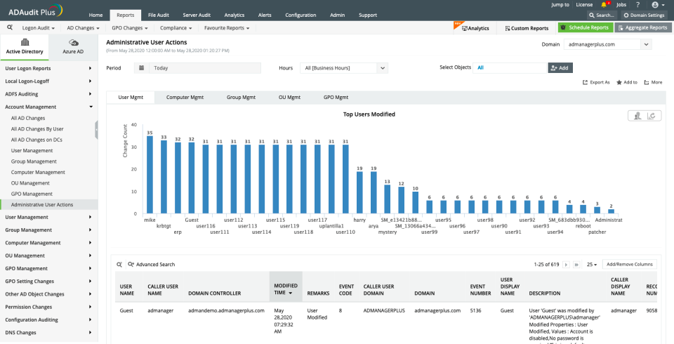 ManageEngine ADAudit Plus - Screenshot 3