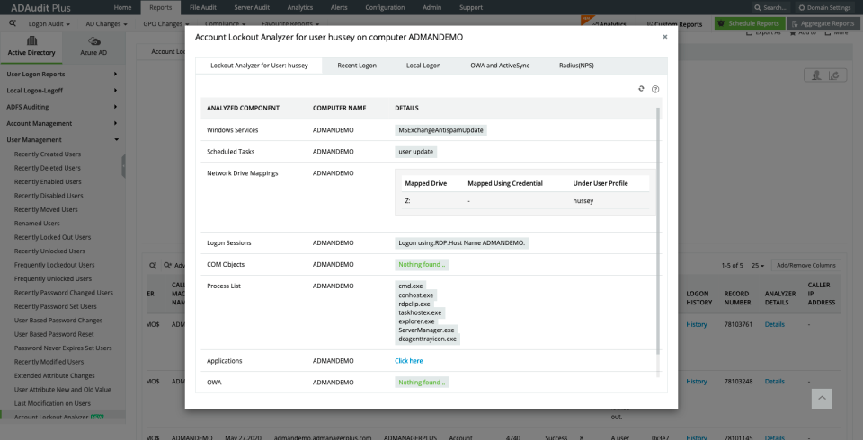 ManageEngine ADAudit Plus - Screenshot 2