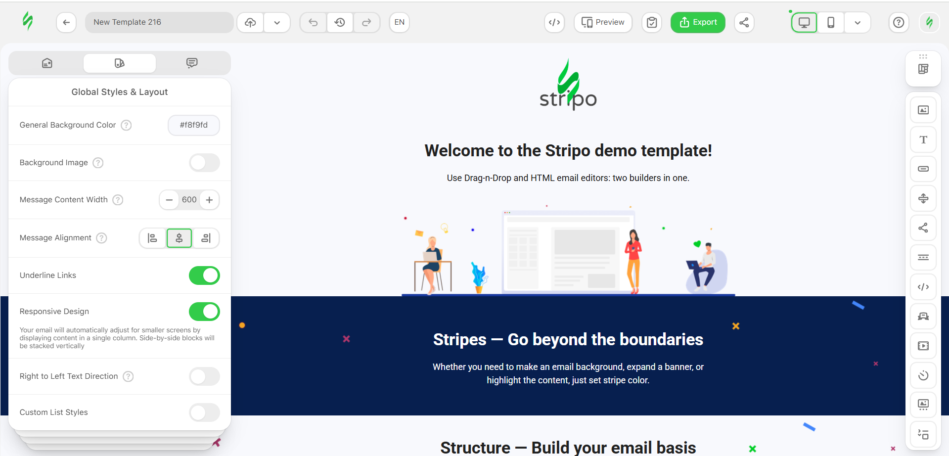 Stripo.email - Stripo.email Editor