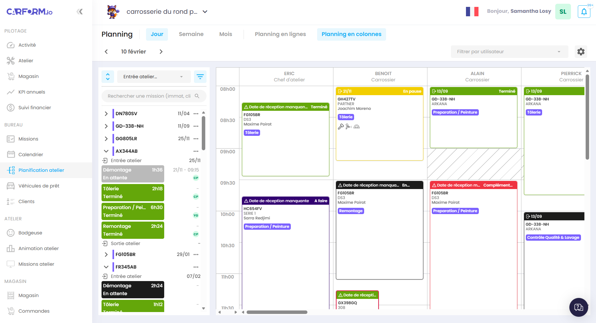 Carform - Attribuez facilement les tâches à vos équipes et gagnez en fluidité.