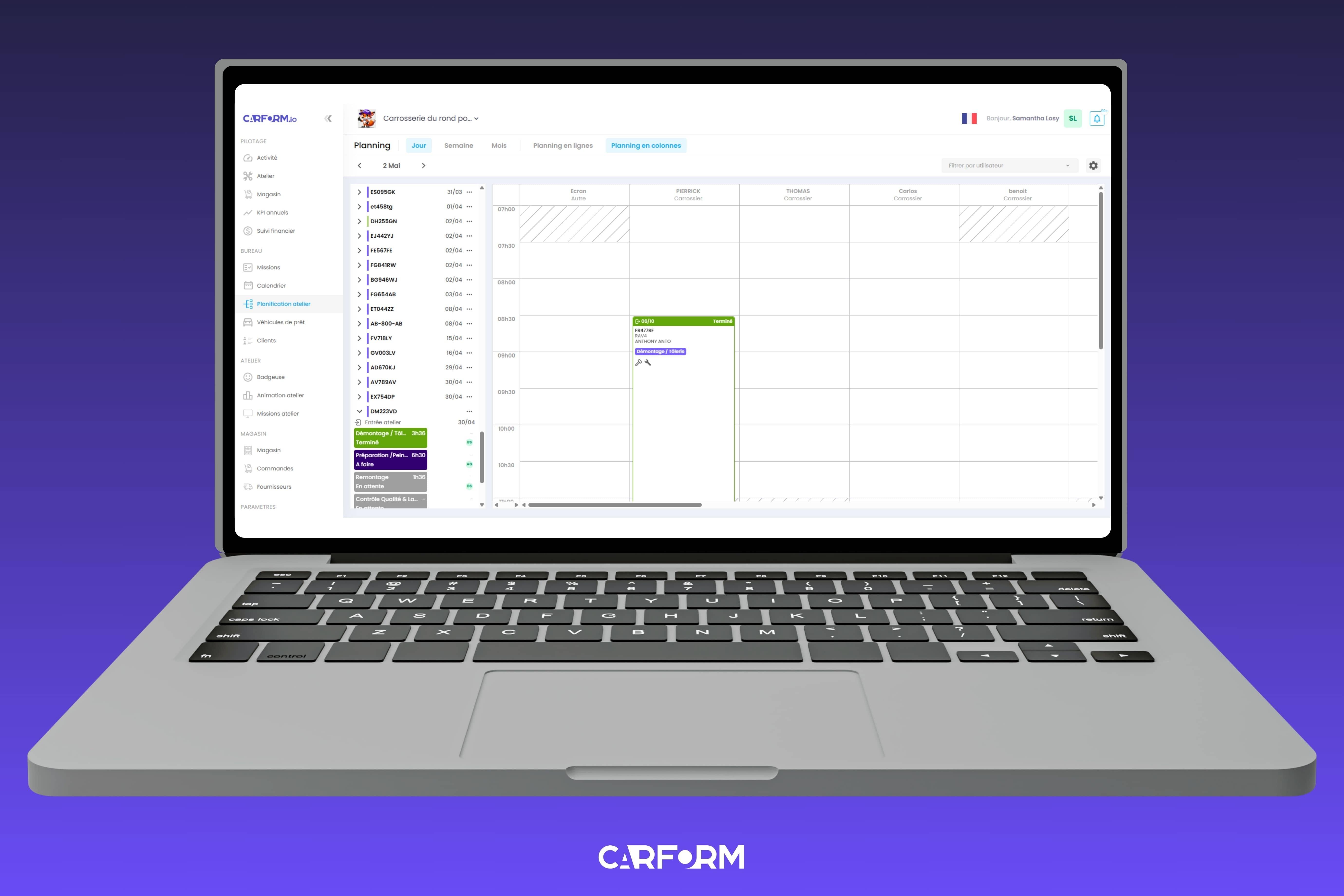 Carform - Attribuez facilement les tâches à vos équipes et gagnez en fluidité.