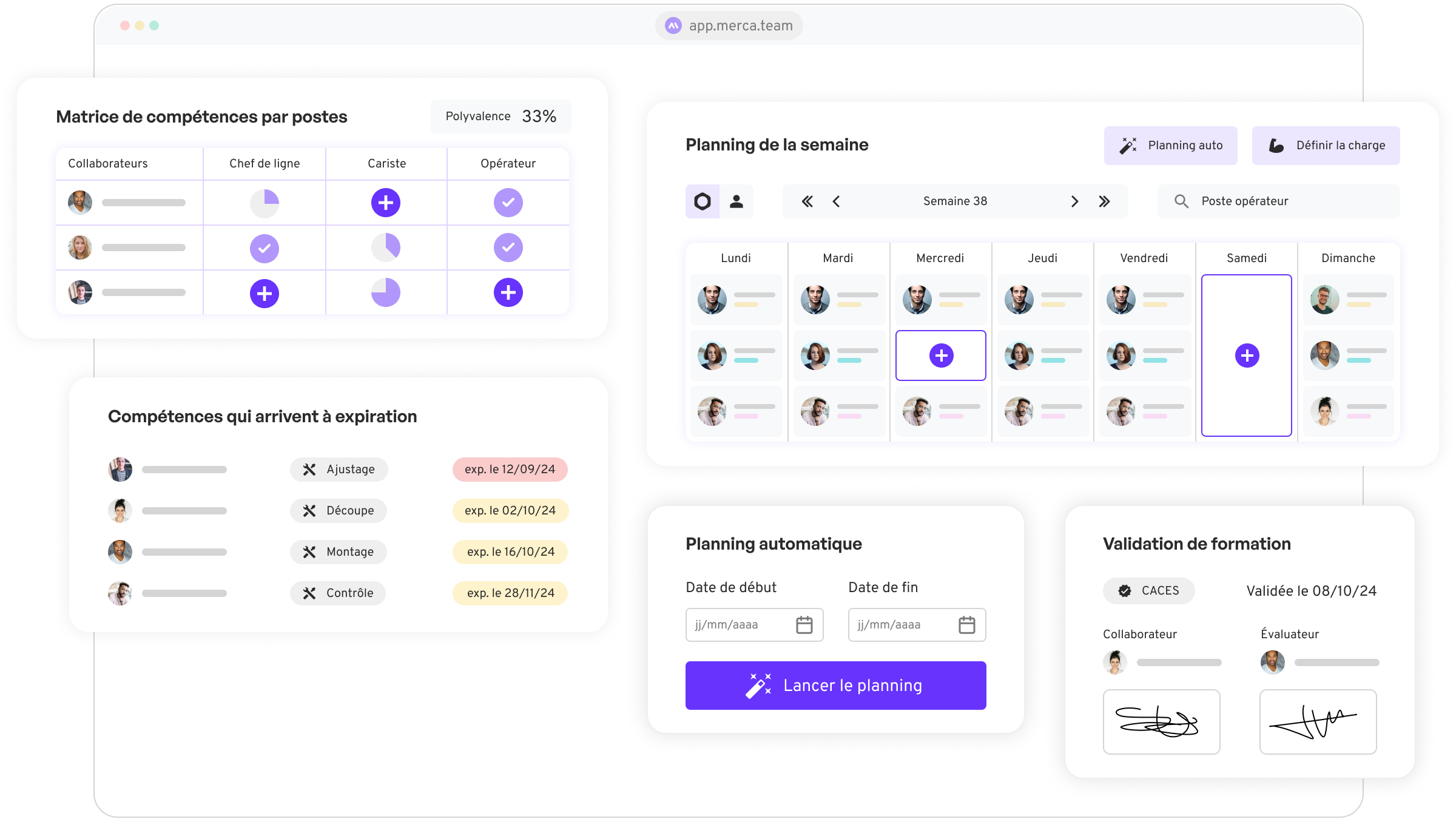 Mercateam - Logiciel de gestion des compétences