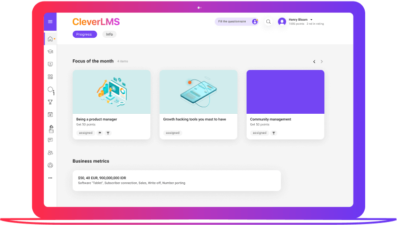 CleverLMS - CleverLMS user platform