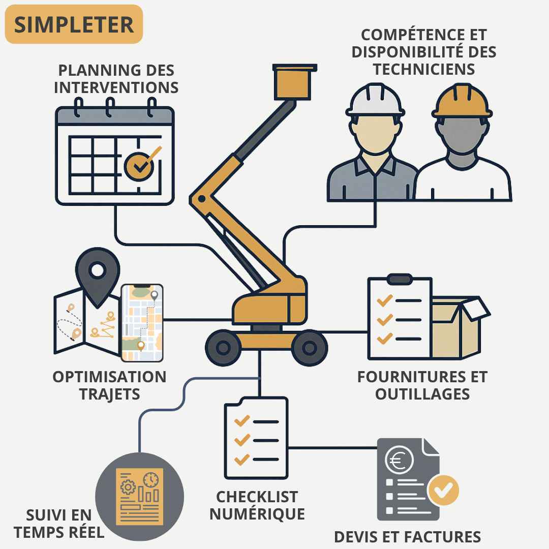 Simpleter - Simpleter gère vos plannings, mais pas que ! Aussi les fournitures, CERFA, checklists