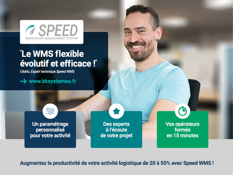 Speed WMS - Speed WMS, un logiciel ergonomique capable de répondre à vos enjeux logistiques !