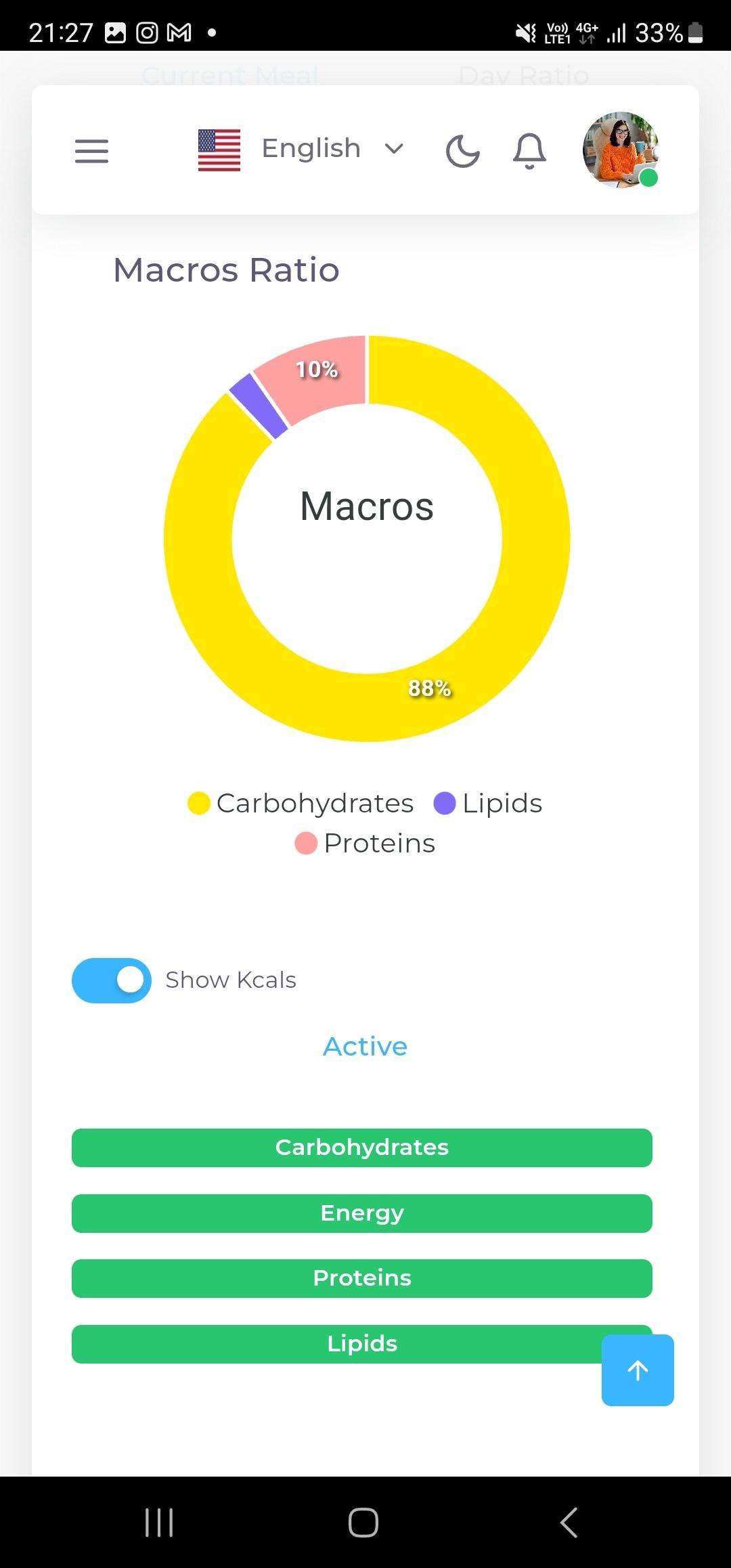 YourNutri - Screenshot 2