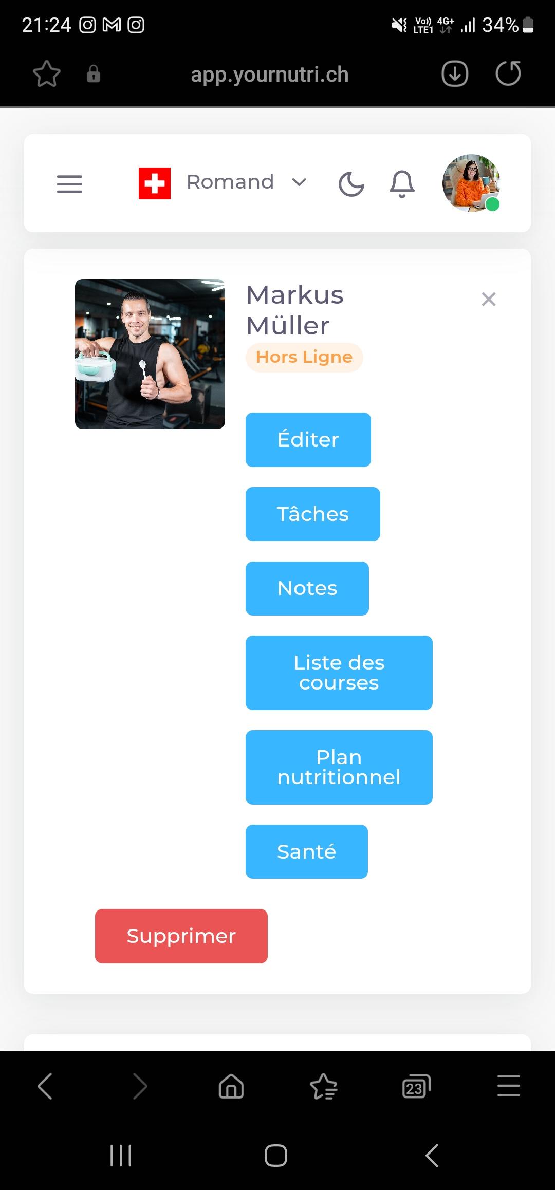 YourNutri - Capture d'écran 4