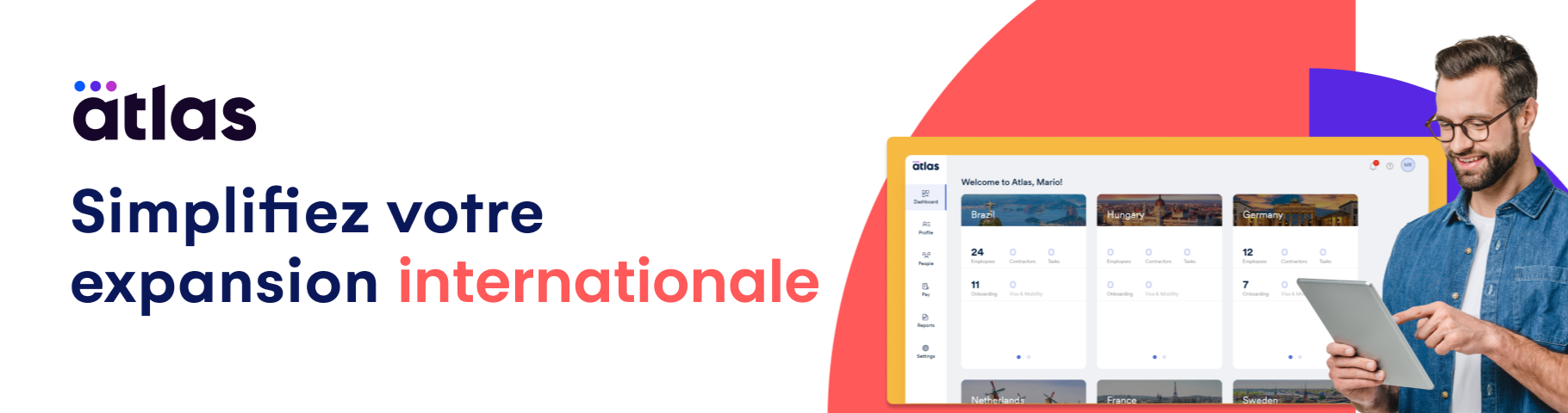 Avis Atlas HXM : Recruter, intégrer, gérer & payer des talents dans 160+ pays - Appvizer