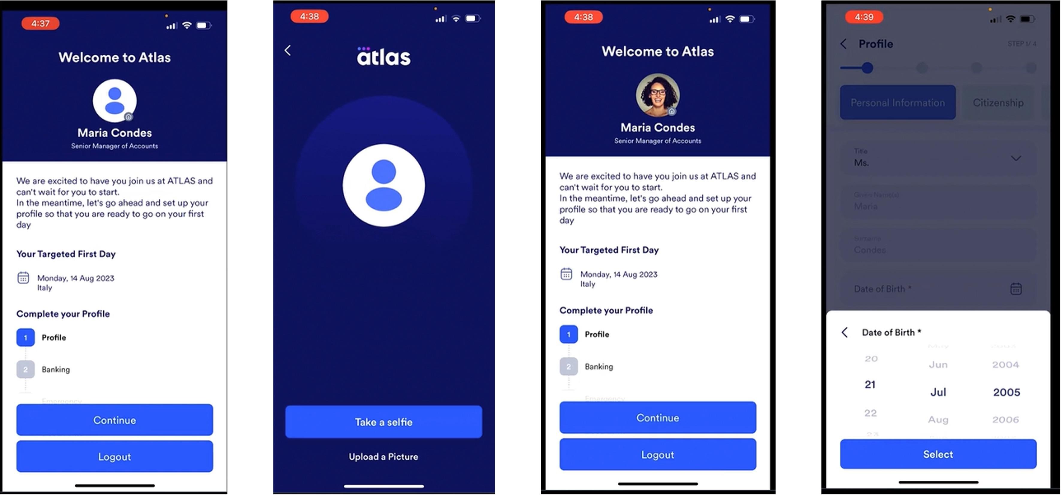 Atlas HXM - Atlas Mobile Apps :
Les applications mobiles d'Atlas pour iOS et Android permettent à vos employés de gérer les aspects les plus importants de leur vie professionnelle en route.