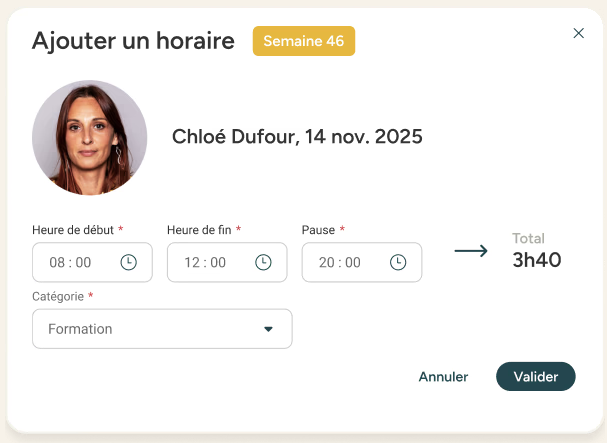 Eurécia Planning  - Capture d'écran 3