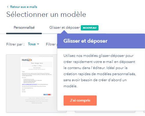 HubSpot CRM - Modèle de séquences d'e-mails