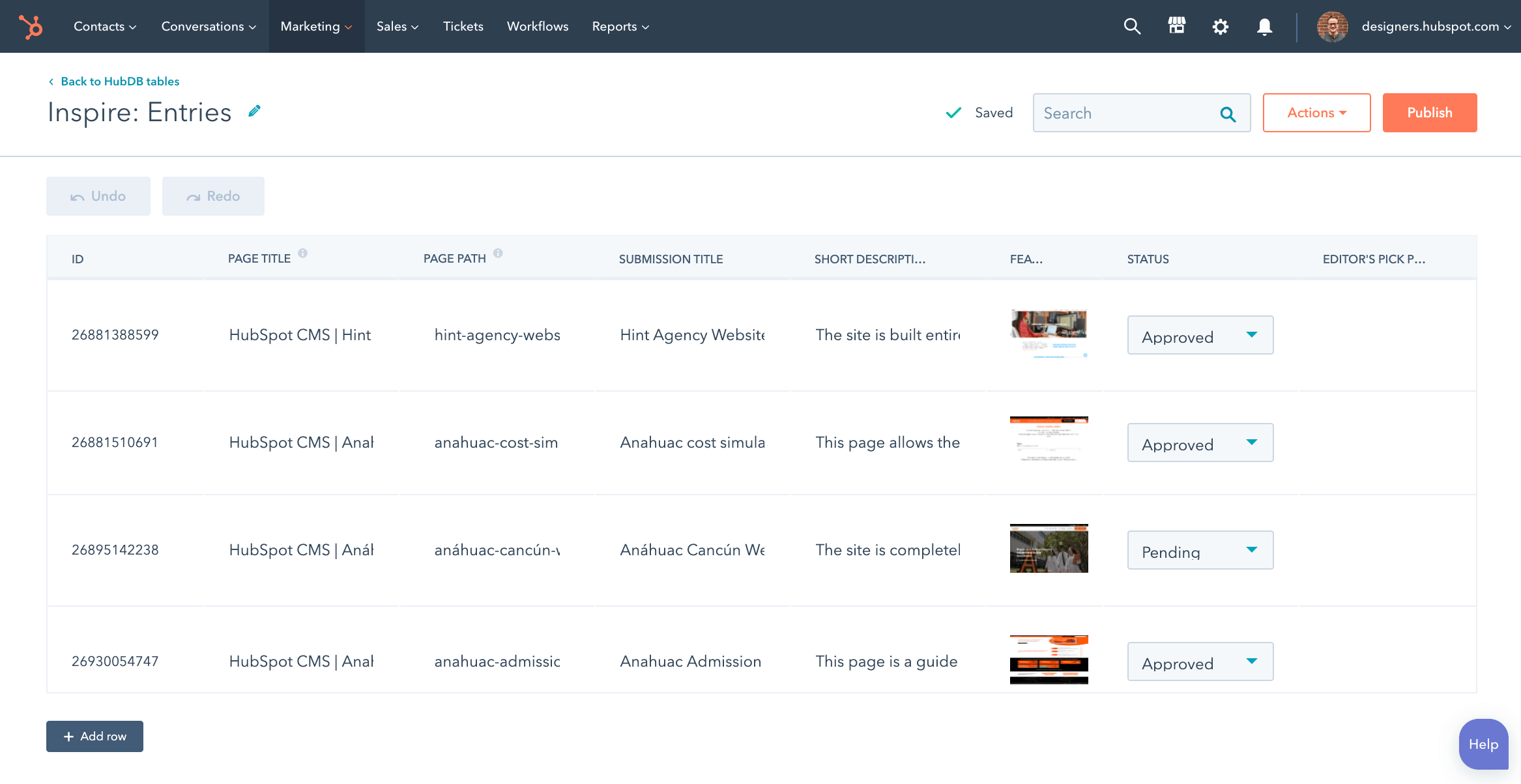 Hub CMS - Screenshot 3